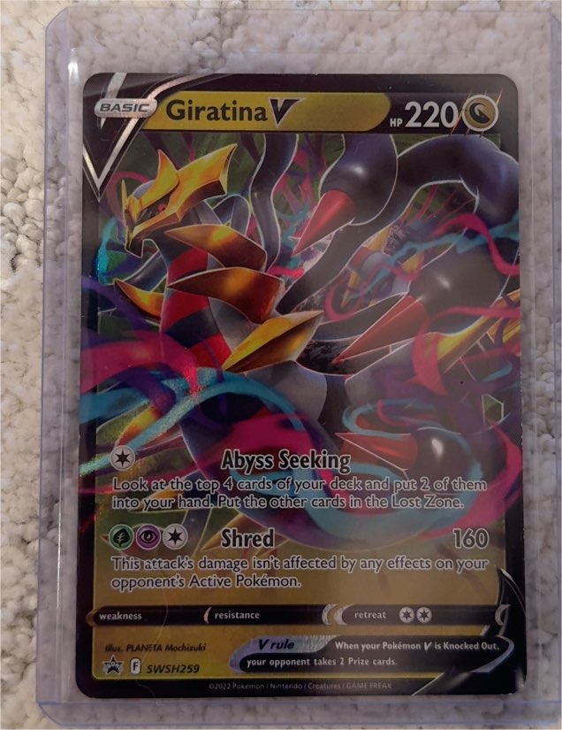 2022 Pokémon TCG SWSH259 Giratina V — front