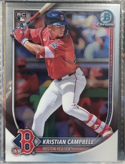 2025 Bowman Chrome #58 Kristian Campbell — front