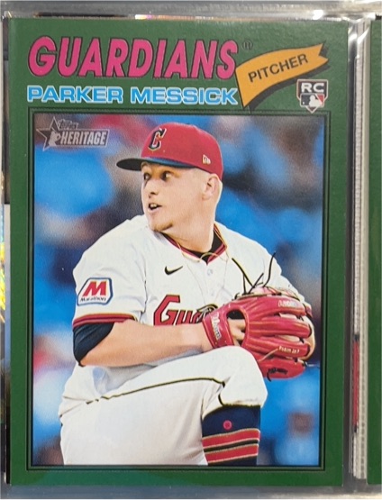 2026 Topps Heritage #242 Parker Messick — front