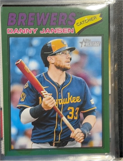 2026 Topps Heritage #347 Danny Jansen — front
