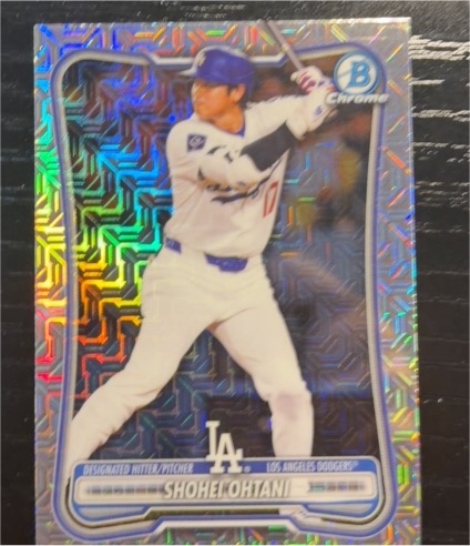 2026 Bowman Chrome #52 Shohei Ohtani Mojo Refractor — front