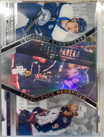 2025-26 Upper Deck SPx Excellence Redefined #EX-4 Denton Mateychuk / Ivan Provorov — front