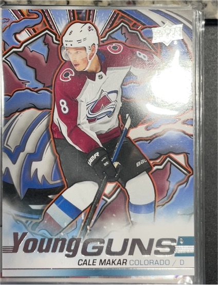 2024-25 Upper Deck #493 Cale Makar Young Guns Renewed — front