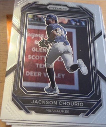 2023 Panini Prizm #105 Jackson Chourio — front