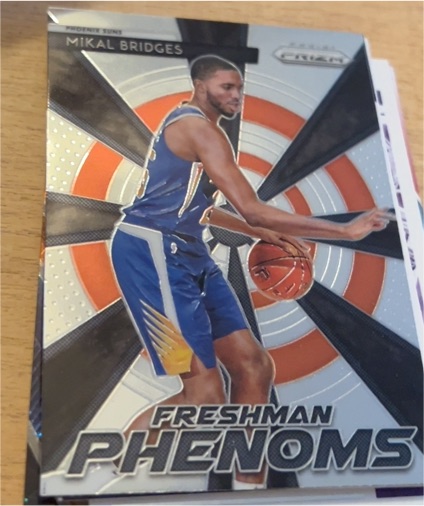 2018-19 Panini Prizm Freshman Phenoms #16 Mikal Bridges — front