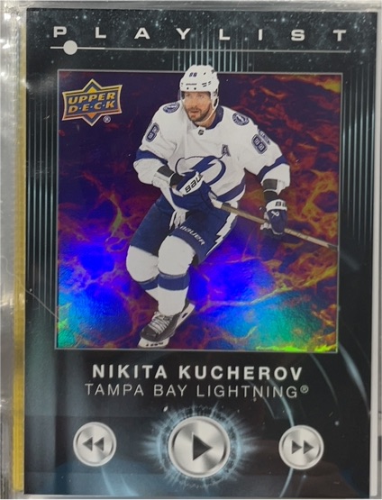 2024-25 Upper Deck Series 2 Playlist #PL-6 Nikita Kucherov — front