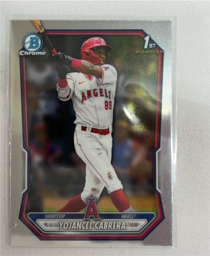 2026 Bowman Chrome #BCP-3 Yojancel Cabrera — front