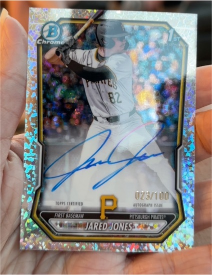2026 Bowman Chrome #CPA-JJ Jared Jones — front