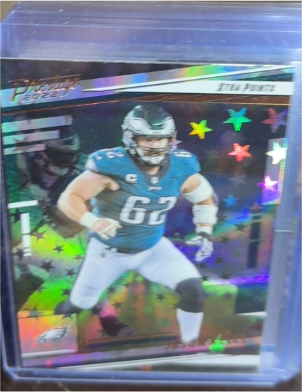 2022 Panini Prestige #239 Jason Kelce Xtra Points Astral — front