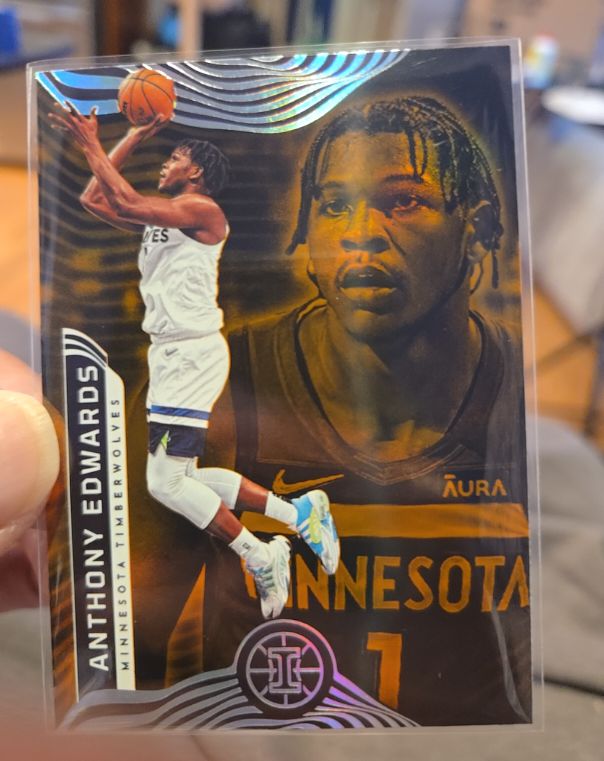 2021-22 Panini Illusions #27 Anthony Edwards — front