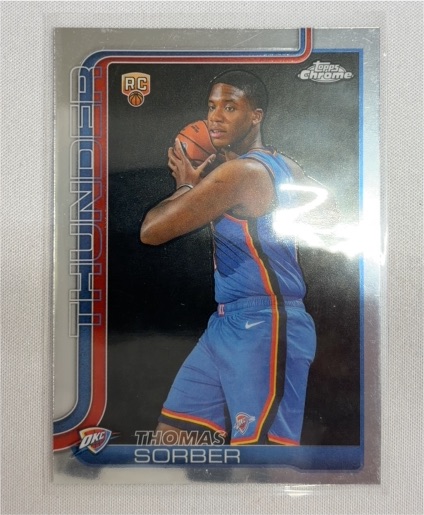 2025-26 Topps Chrome #265 Thomas Sorber — front