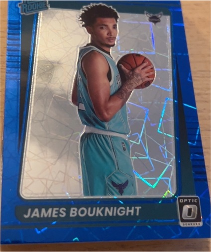 2021-22 Donruss Optic #151 James Bouknight Blue Velocity Prizm Rookie — front