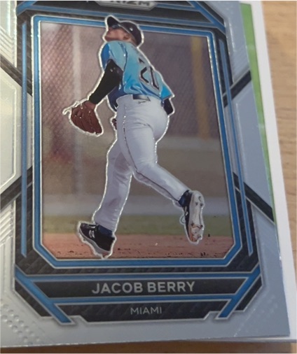 2023 Panini Prizm #18 Jacob Berry — front