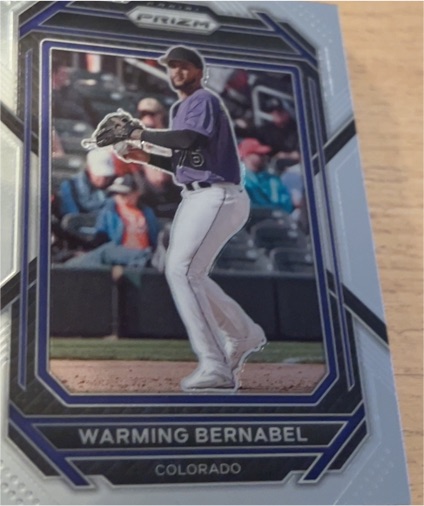 2023 Panini Prizm #151 Warming Bernabel — front