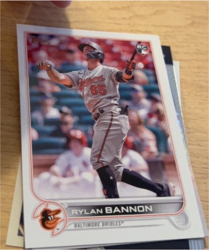 2022 Topps Update #US70 Rylan Bannon — front