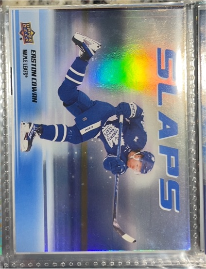 2025-26 Upper Deck Series 2 Slaps #SL-2 Easton Cowan — front
