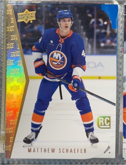 2024-25 Upper Deck Hockey Series 1 Rookie Die Cut #RDT-13 Matthew Schaefer — front