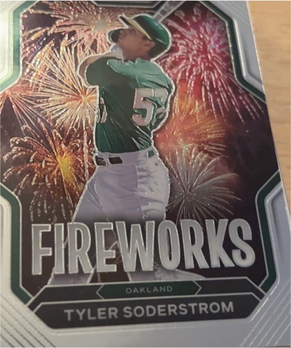 2023 Panini Prizm #F10 Tyler Soderstrom Fireworks — front