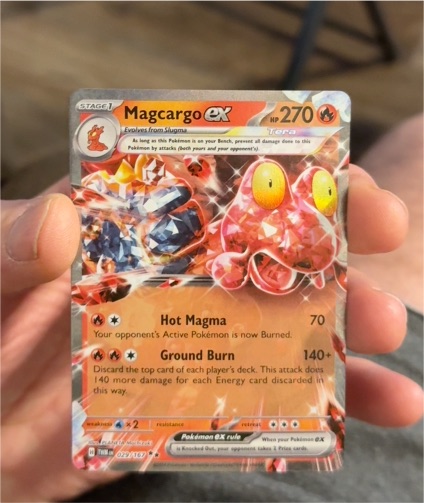 2022 Pokémon Scarlet & Violet Twilight Masquerade #029 Magcargo ex — front