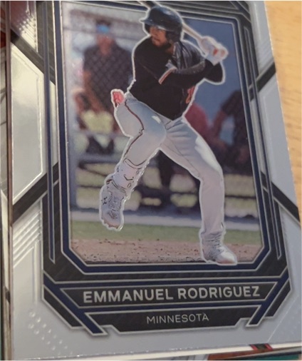 2023 Panini Prizm #69 Emmanuel Rodriguez Minnesota Twins — front