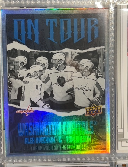 2024-25 Upper Deck Series 2 On Tour #OT-31 Alex Ovechkin / Tom Wilson — front
