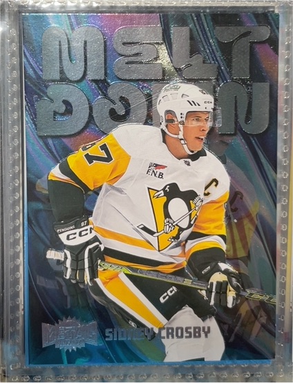 2023-24 Skybox Metal Universe #M19 Sidney Crosby Meltdown — front