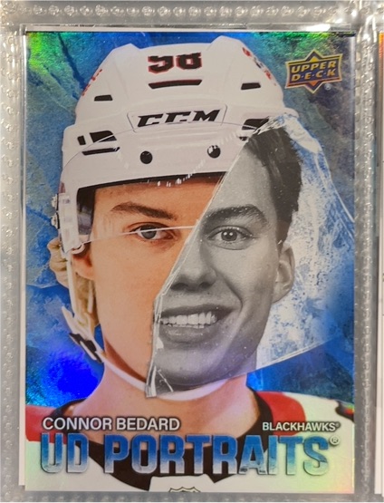 2025-26 Upper Deck #P-1 Connor Bedard UD Portraits — front