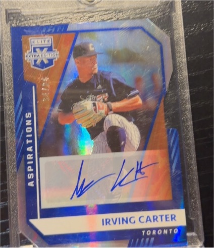 2021 Panini Elite Extra Edition #152 Irving Carter — front
