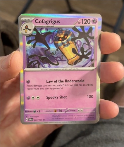 2024 Pokémon Scarlet & Violet #083 Cofagrigus — front
