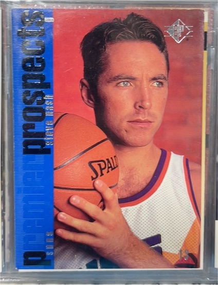 1996-97 Upper Deck SP #142 Steve Nash Premier Prospects — front