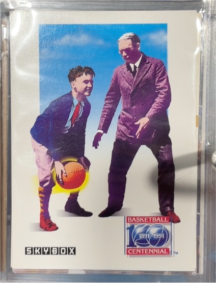 1991-92 Skybox #332 Dr. James A. Naismith Basketball Centennial — front