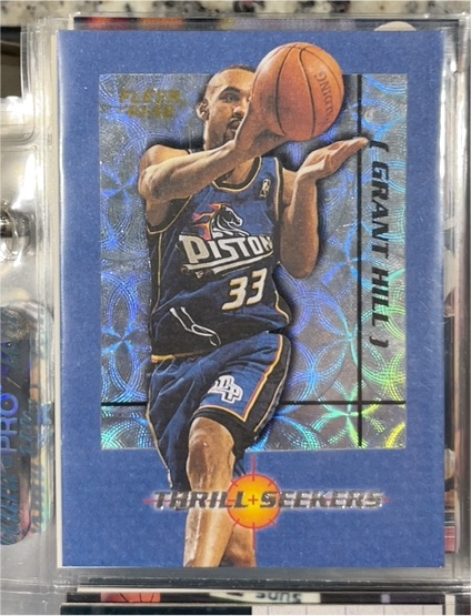 1998 Fleer Thrill Seekers #5 Grant Hill — front