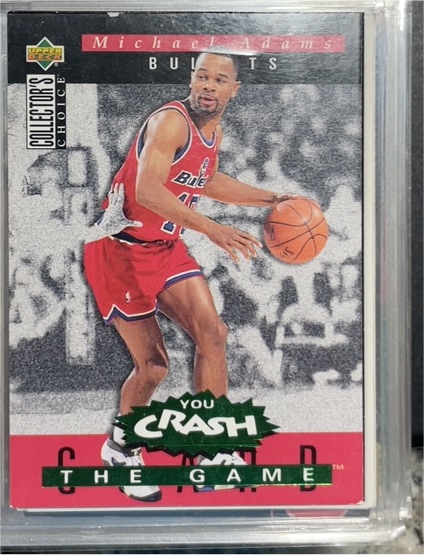 1994-95 Collector's Choice You Crash the Game Assists #A1 Michael Adams — front