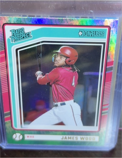 2024 Panini Donruss Rated Prospects #187 James Wood — front