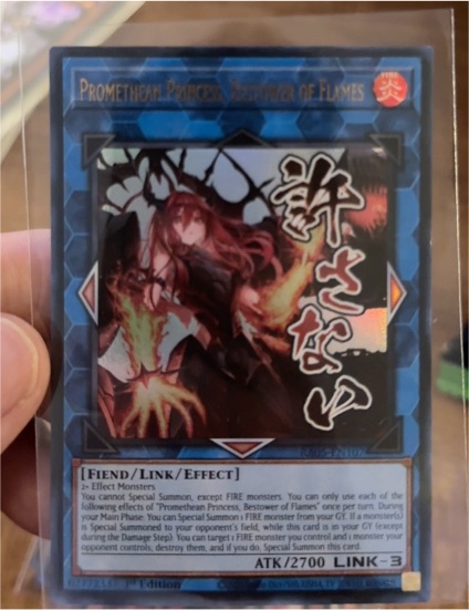 Yu-Gi-Oh! RA05-EN107 Promethean Princess, Bestower of Flames — front