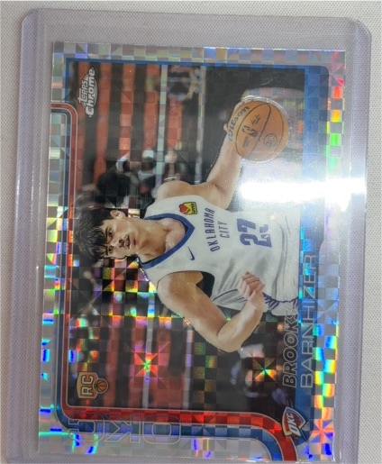 2025-26 Topps Chrome #295 Brooks Barnhizer — front