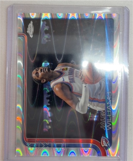 2025-26 Topps Chrome #187 Jalen Williams — front
