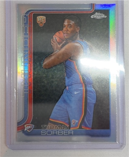 2025-26 Topps Chrome #265 Thomas Sorber — front