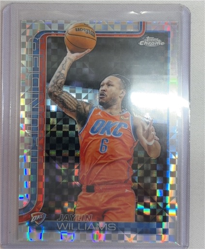 2025-26 Topps Chrome #105 Jaylin Williams — front