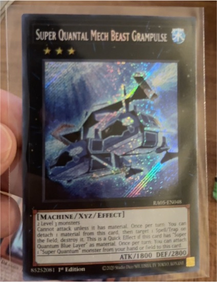 Yu-Gi-Oh! 2019 RA05-EN048 Super Quantal Mech Beast Grampulse — front
