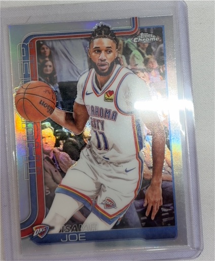 2025-26 Topps Chrome #121 Isaiah Joe — front