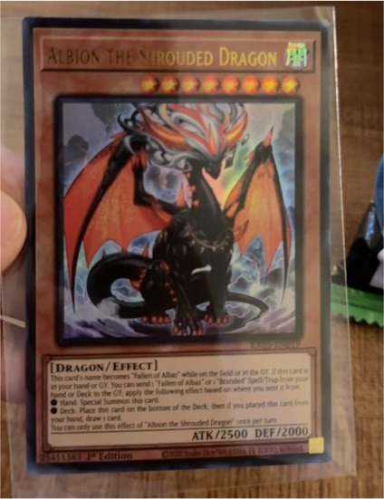 2023 Yu-Gi-Oh! RA05-EN019 Albion the Shrouded Dragon — front