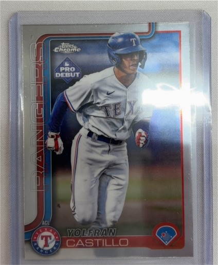 2025 Topps Pro Debut Chrome #PDC-51 Yolfran Castillo — front