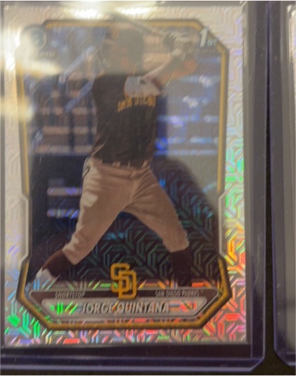 2026 Bowman Chrome #BCP-93 Jorge Quintana — front