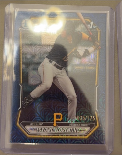 2026 Bowman Chrome #BCP-82 Edward Florentino — front