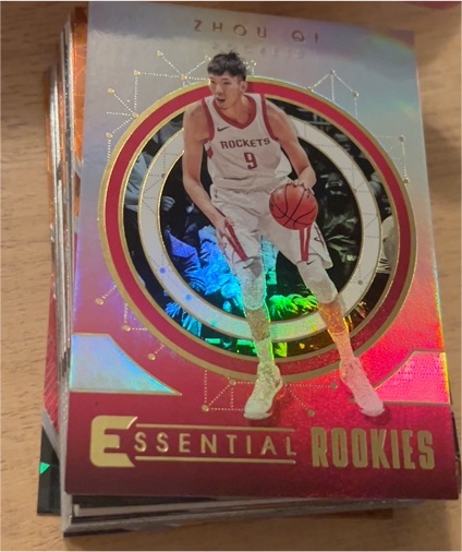 2017-18 Panini Essentials #ER-11 Zhou Qi Essential Rookies — front