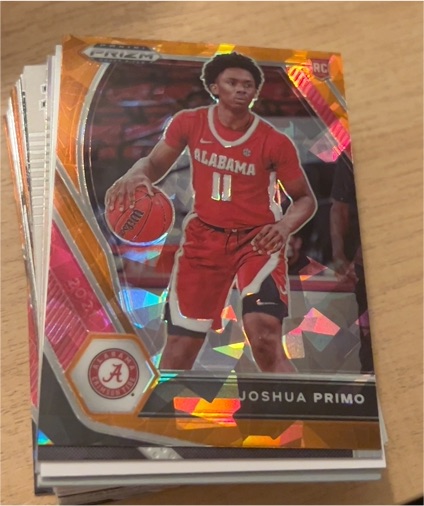 2021-22 Panini Prizm Draft Picks #50 Joshua Primo — front