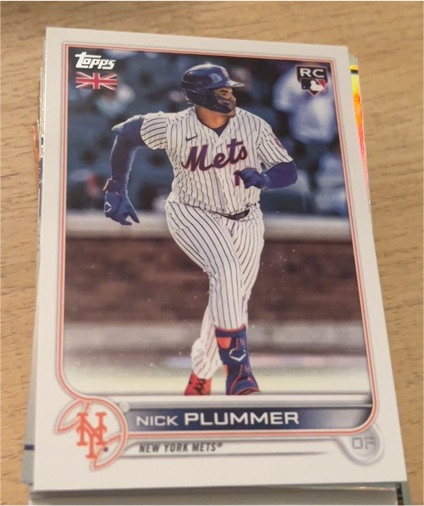 2022 Topps Update #US247 Nick Plummer — front
