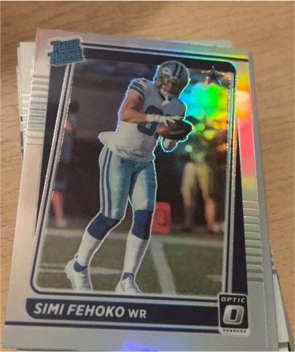 2021 Panini Donruss Optic #242 Simi Fehoko — front