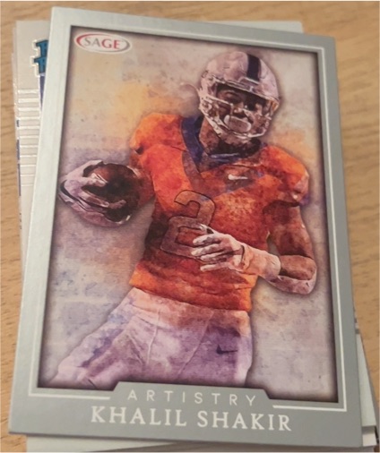 2022 SAGE Artistry #70 Khalil Shakir — front